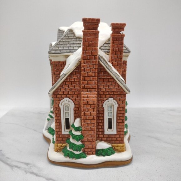 Lefton Colonial Village BERKELY House with Box 1992 No Light #11262 with Deed - Picture 2 of 16
